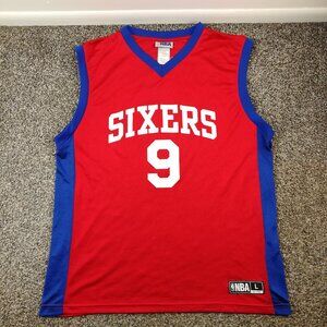 Andre Iguodala Jersey Philadelphia 76ers Adidas Red Mens Large